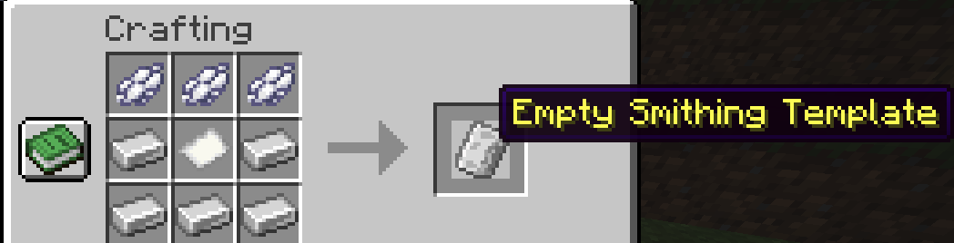 Crafting recipes