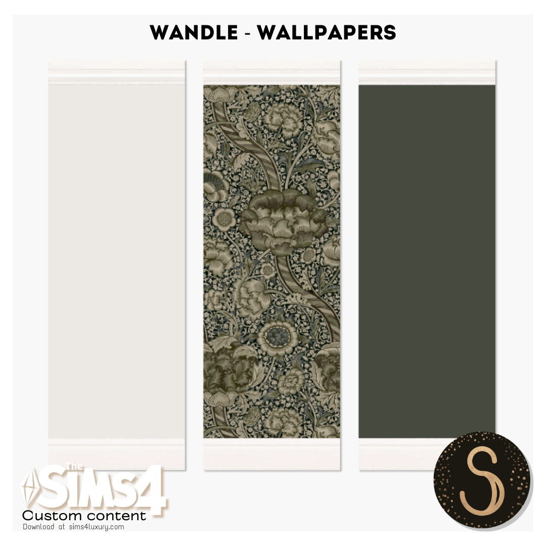 Sims4Luxury - Wandle - Wallpapers
