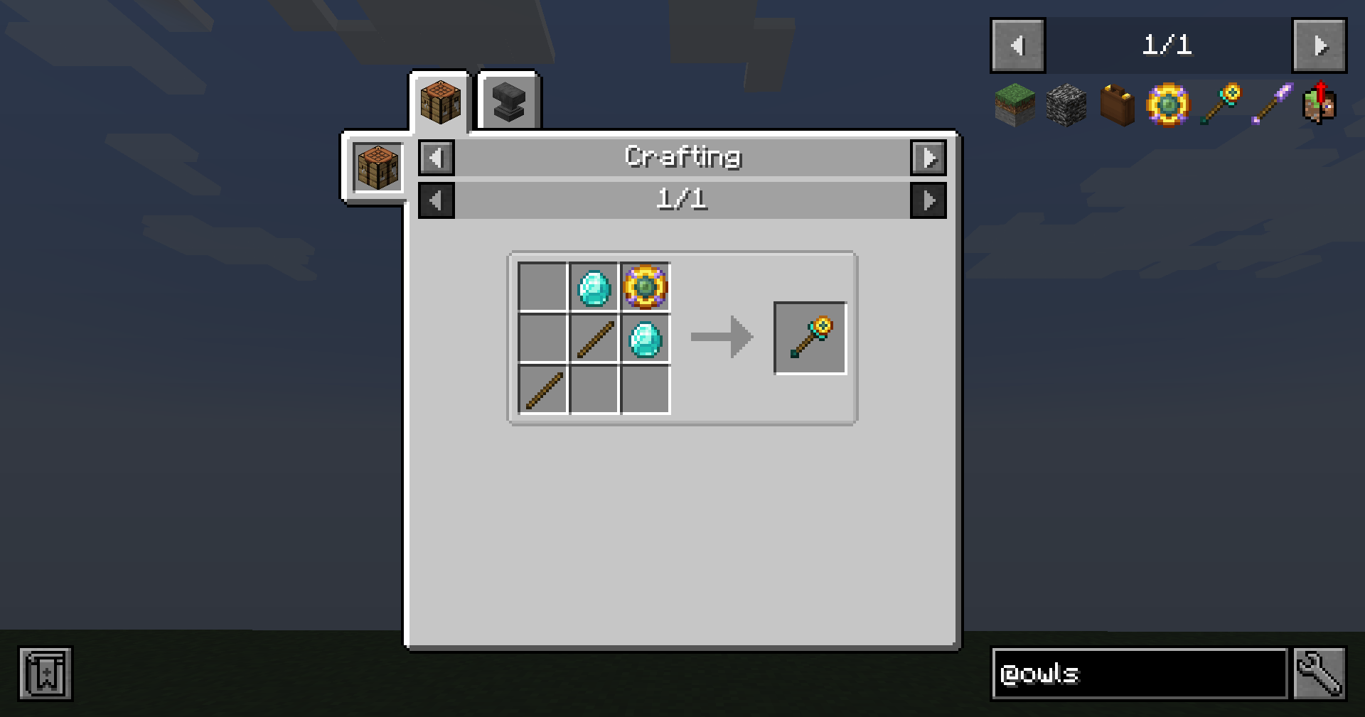 Thumbnail Mob Teleportation Wand crafting recipe