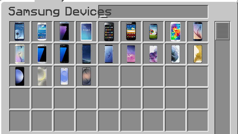 Samsung Devices Tab