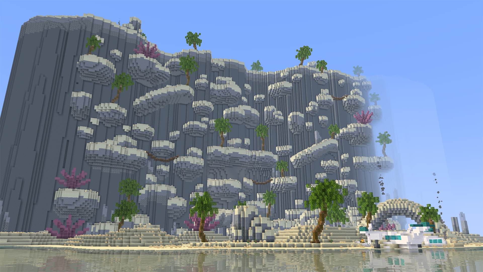 The first level (biome) of the map