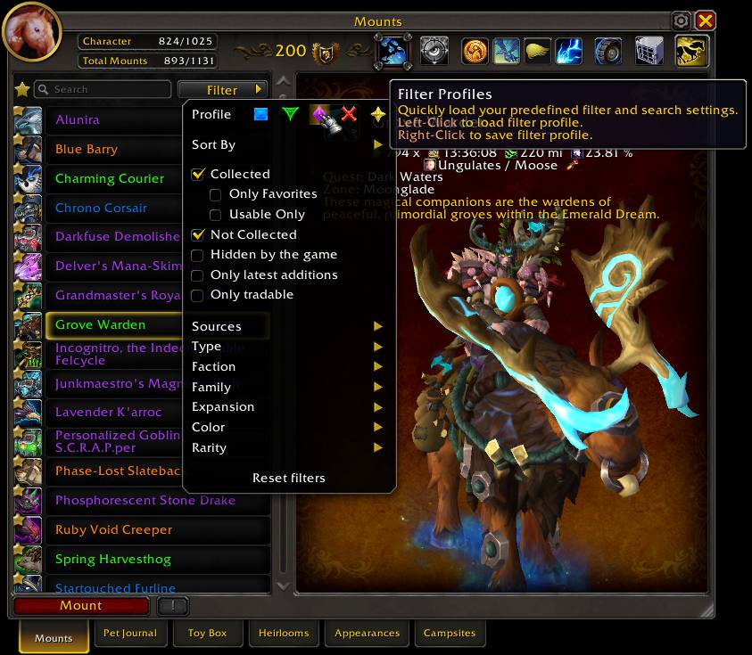 Capture d’écran n°1 de Mount Journal Enhanced Capture d’écran n°1 de Mount Journal Enhanced