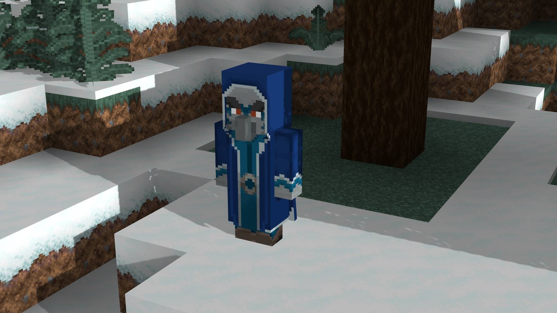 Evokers spawned in cold biomes become the Iceologer