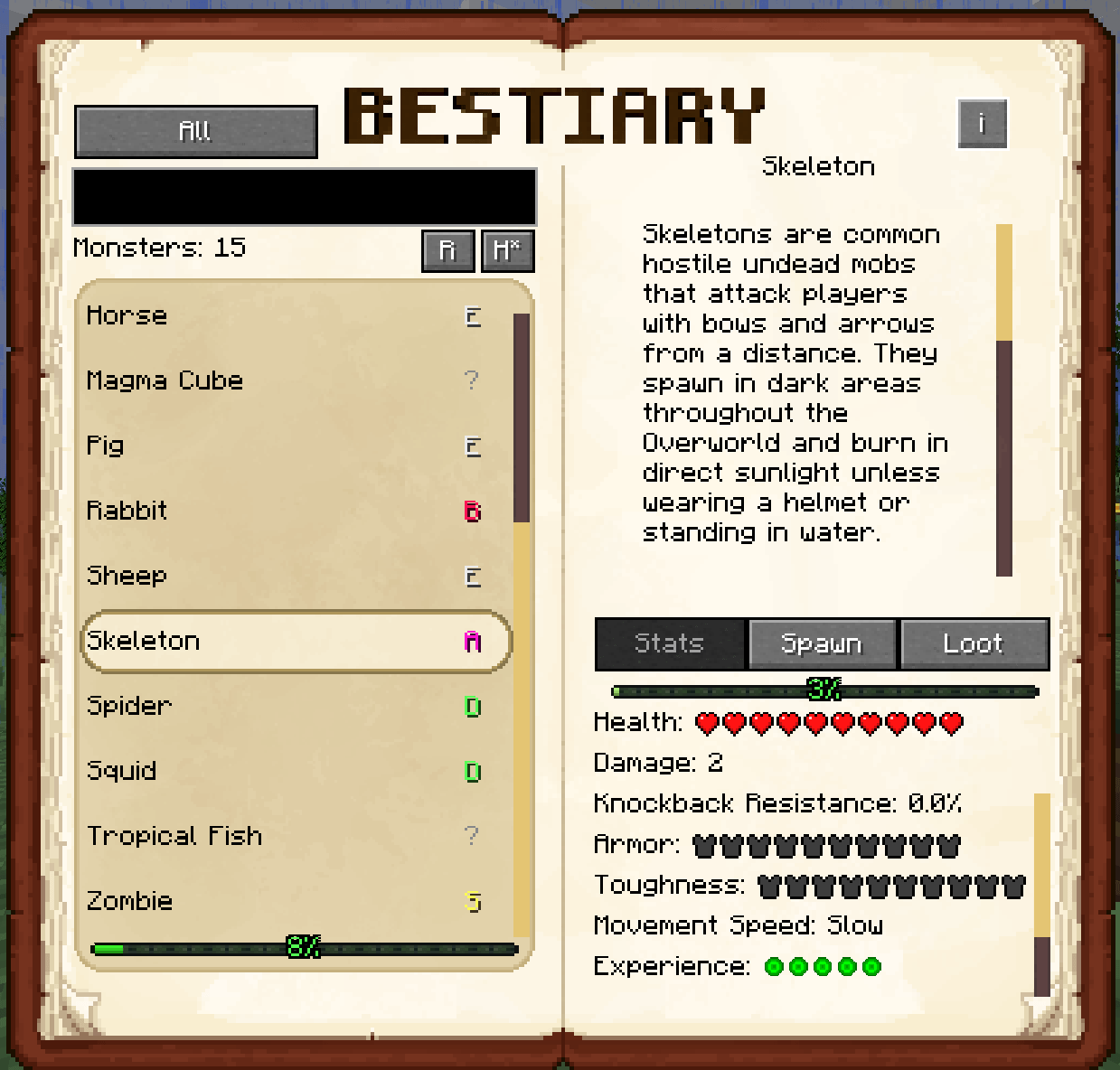 Mob Descriptions