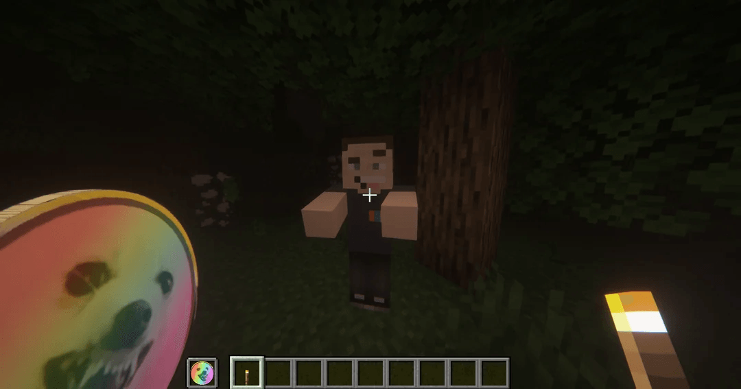 A wild reactbot reacting in the wild (with shaders)
