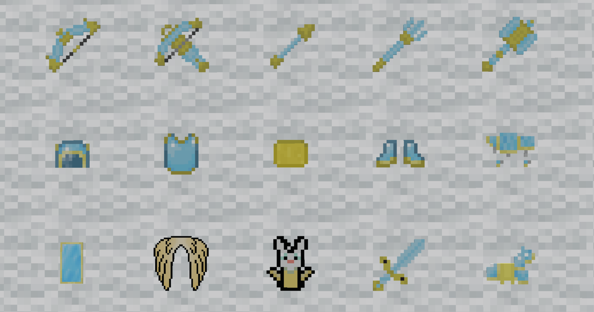 All of the custom items!