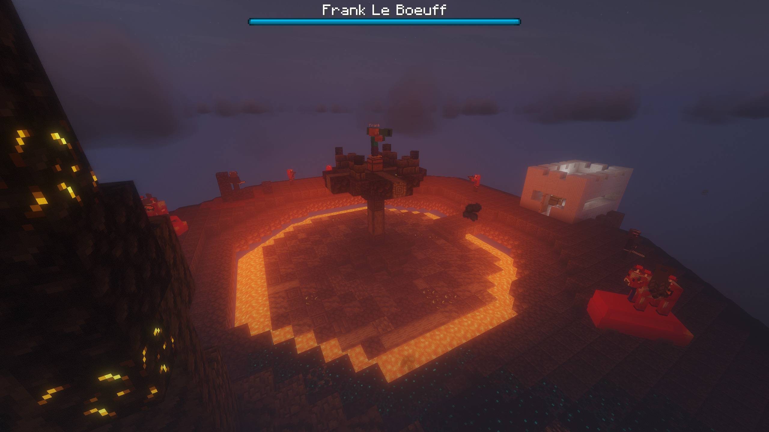 Frank boss fight arena