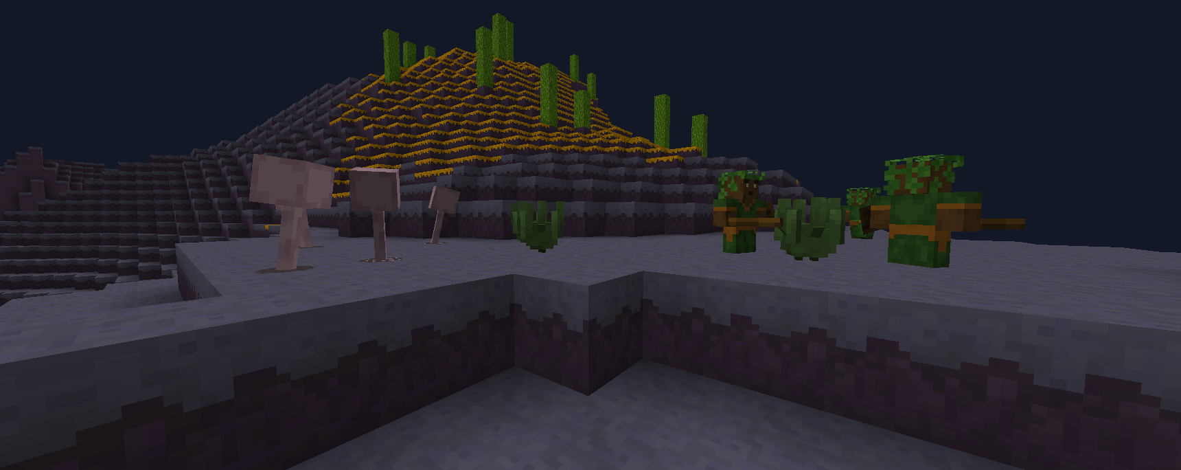 The mobs currently in the mod.