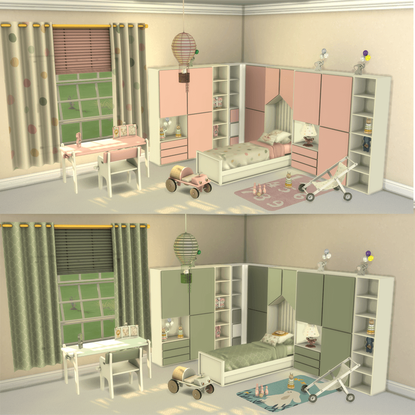 Recolor Erik Bedroom - The Sims 4 Build / Buy - CurseForge