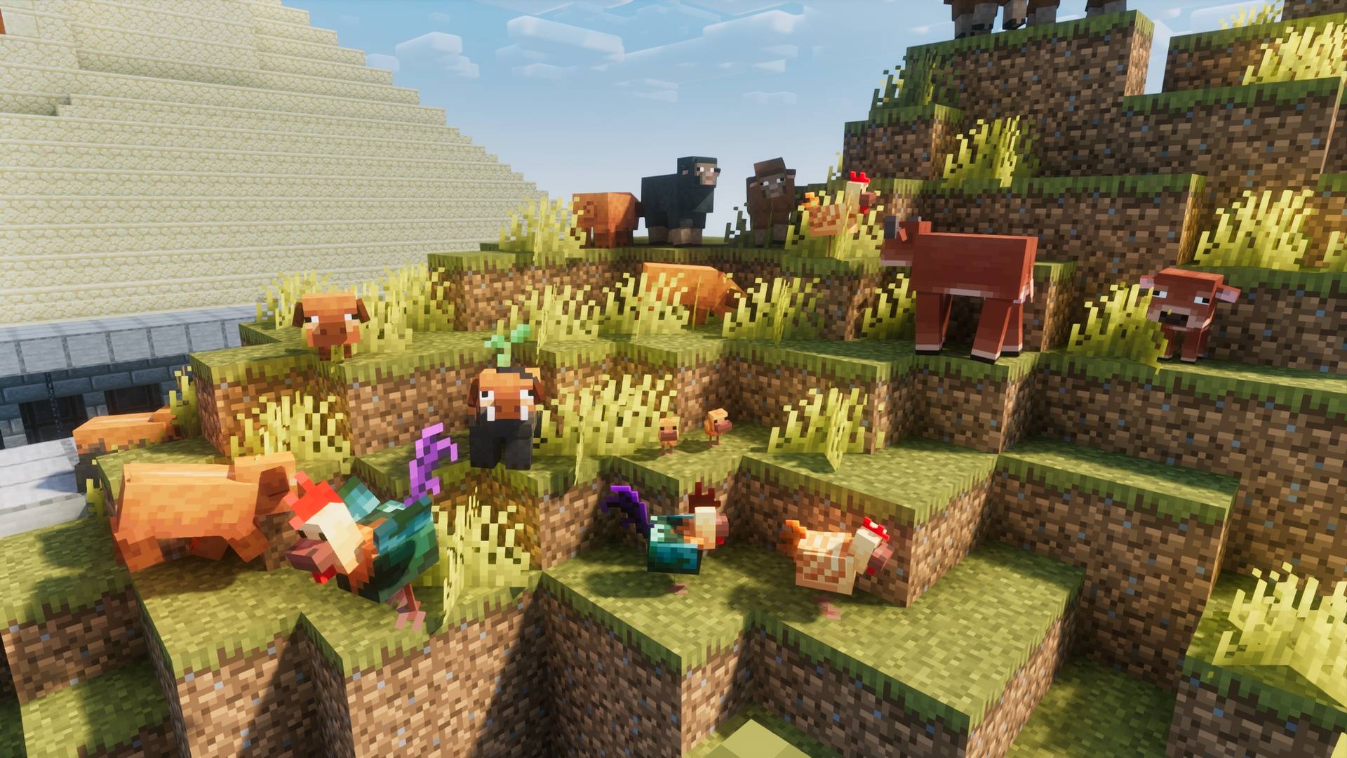 Thumbnail Warm farm animal details and variants