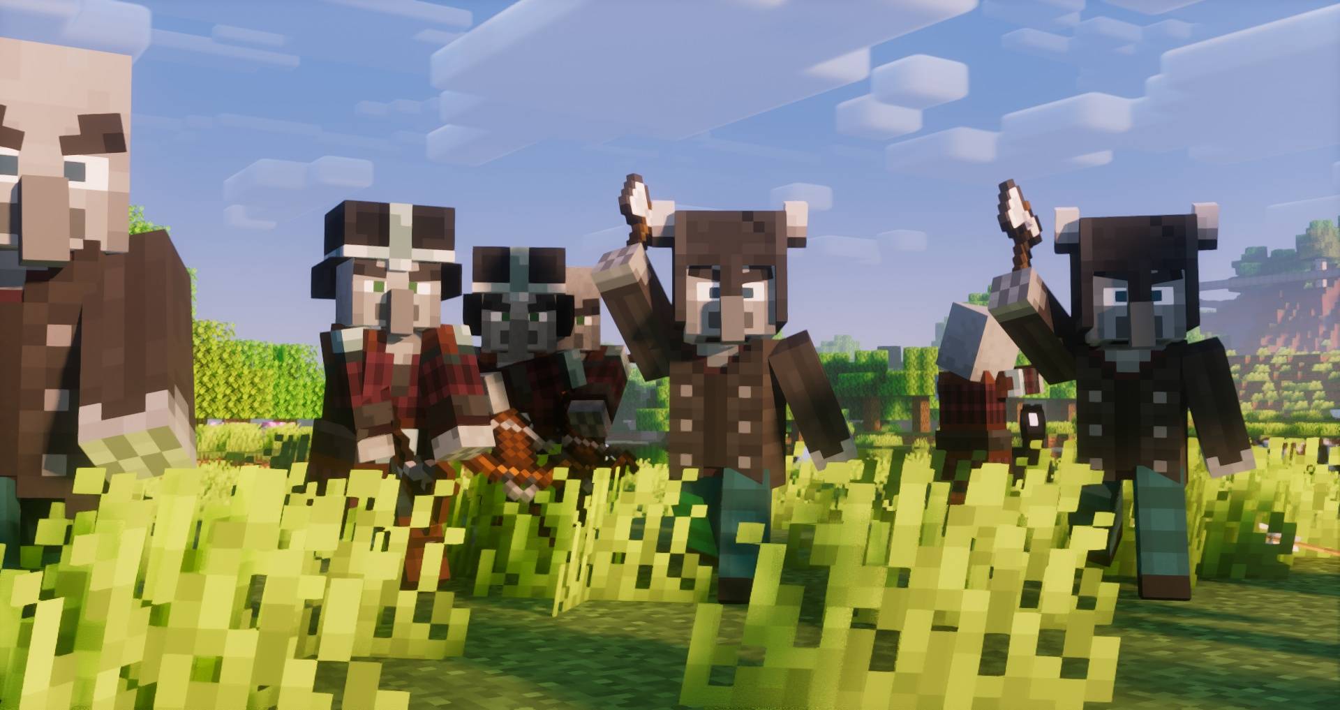 Thumbnail Illager helmets