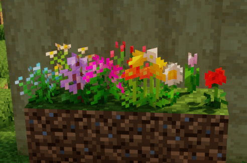 Thumbnail flower bed block