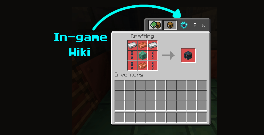 Use the spanwer core button in your inventory to access the addon guide page.