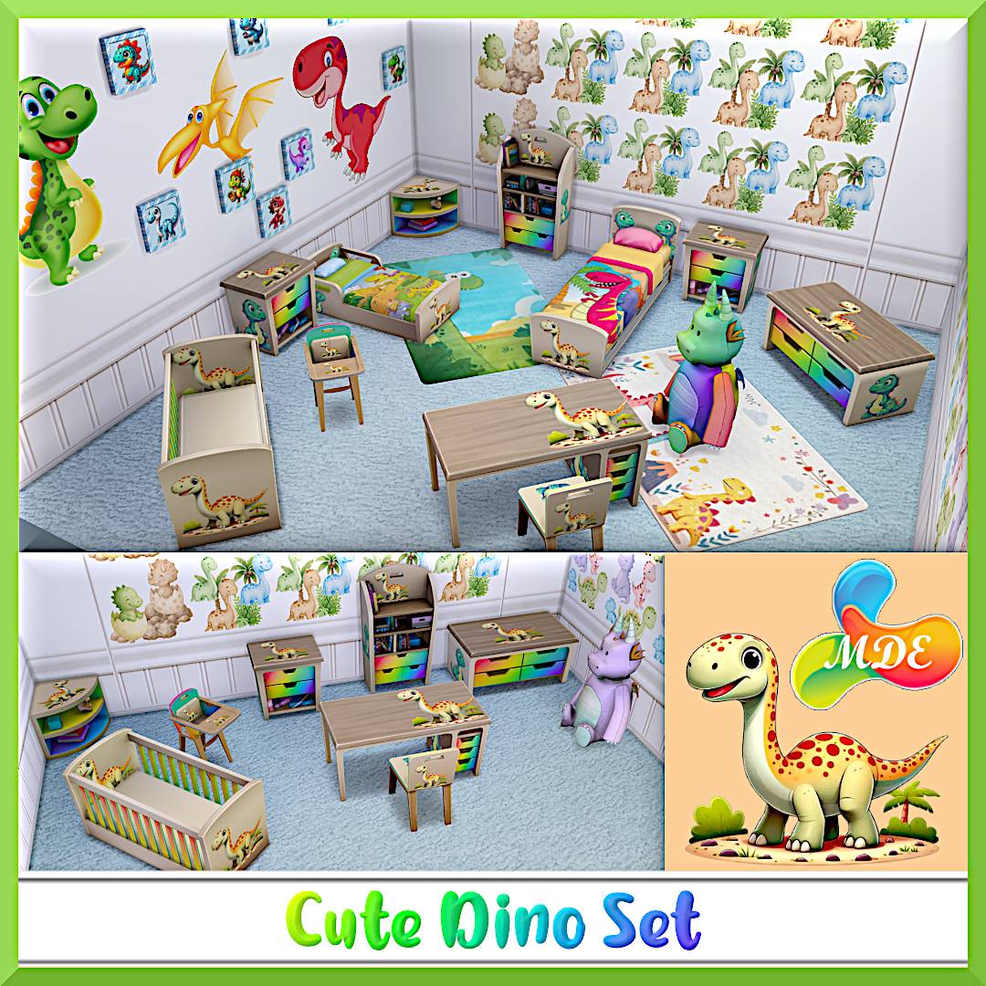 Cute Dino Set