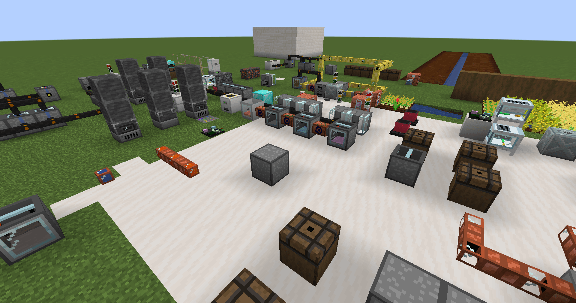 Thumbnail Machines are placed randomly.