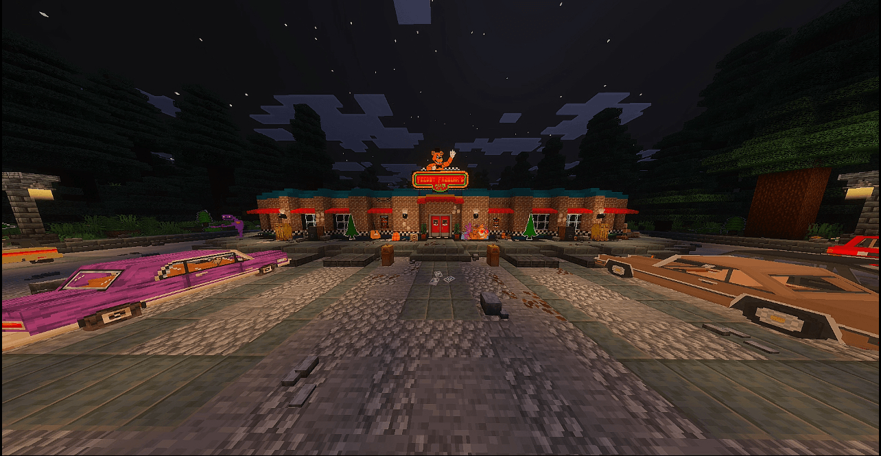 Street Fazbear [Five Nights At Freddy's FNAF] - Minecraft Bedrock Maps -  CurseForge, image size:1284x665