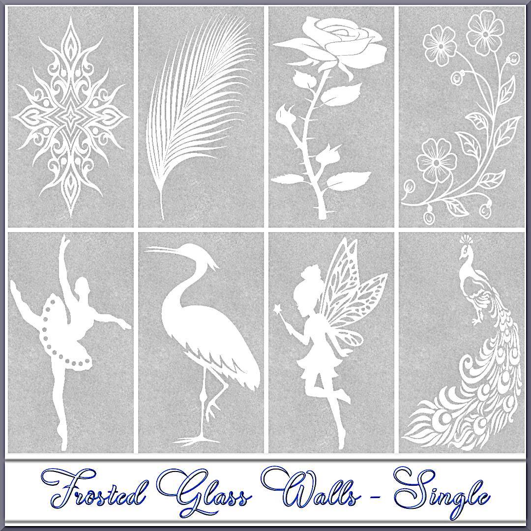 Frosted Glass Walls - Single