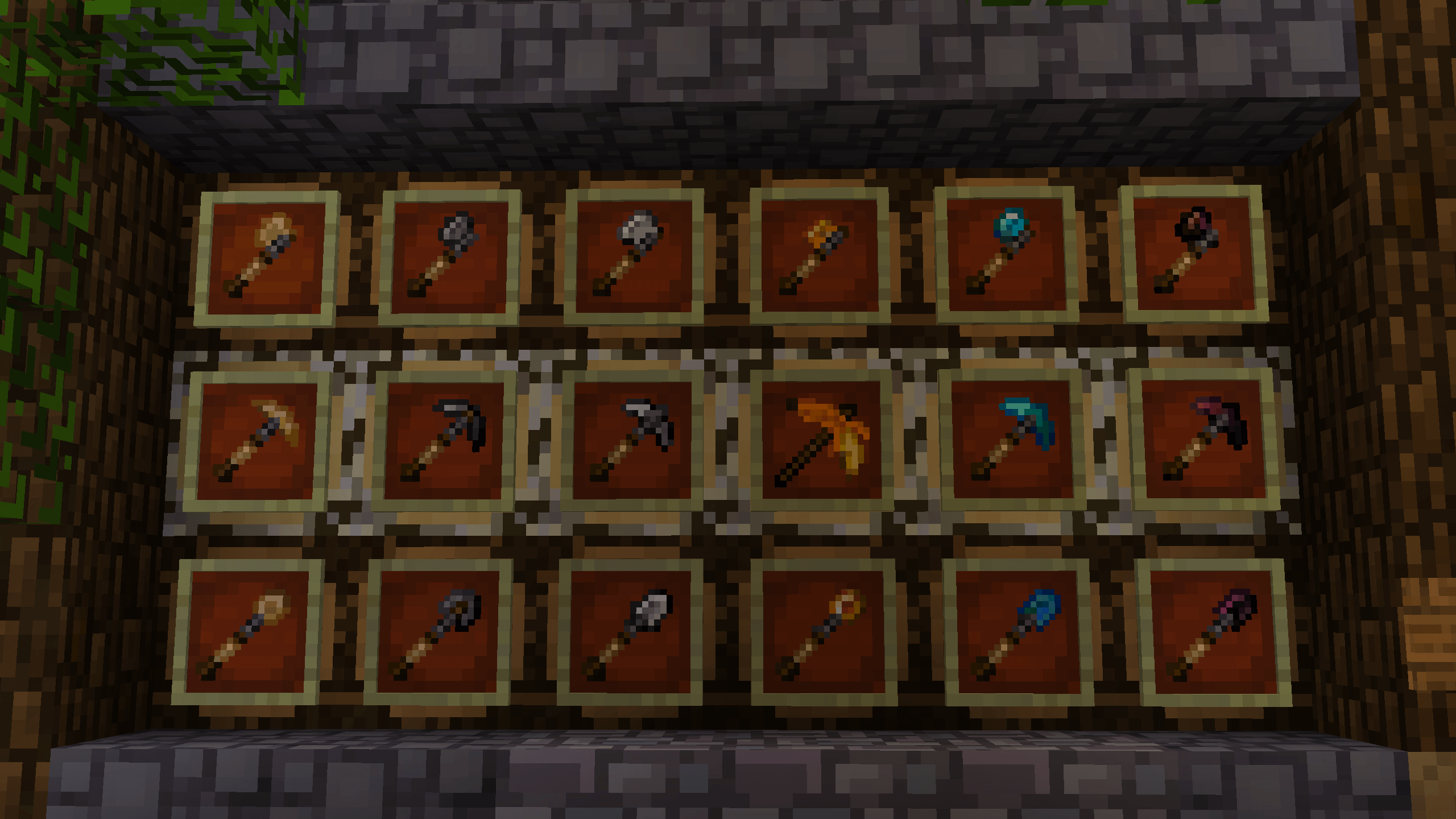 Thumbnail remodelled and retextured tools