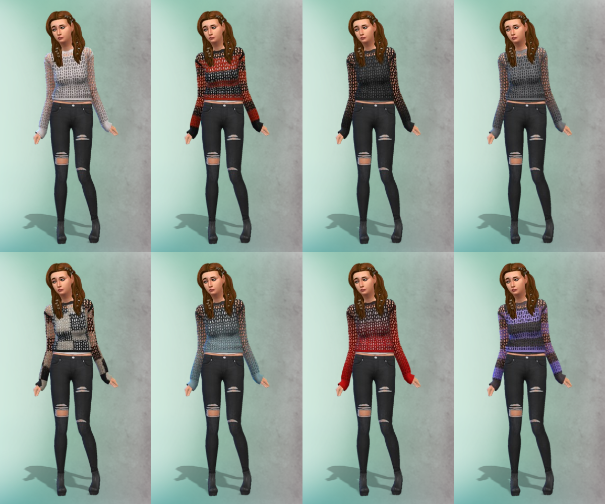 Rocker Casual Styled Look - Gallery - The Sims 4 Create a Sim - CurseForge