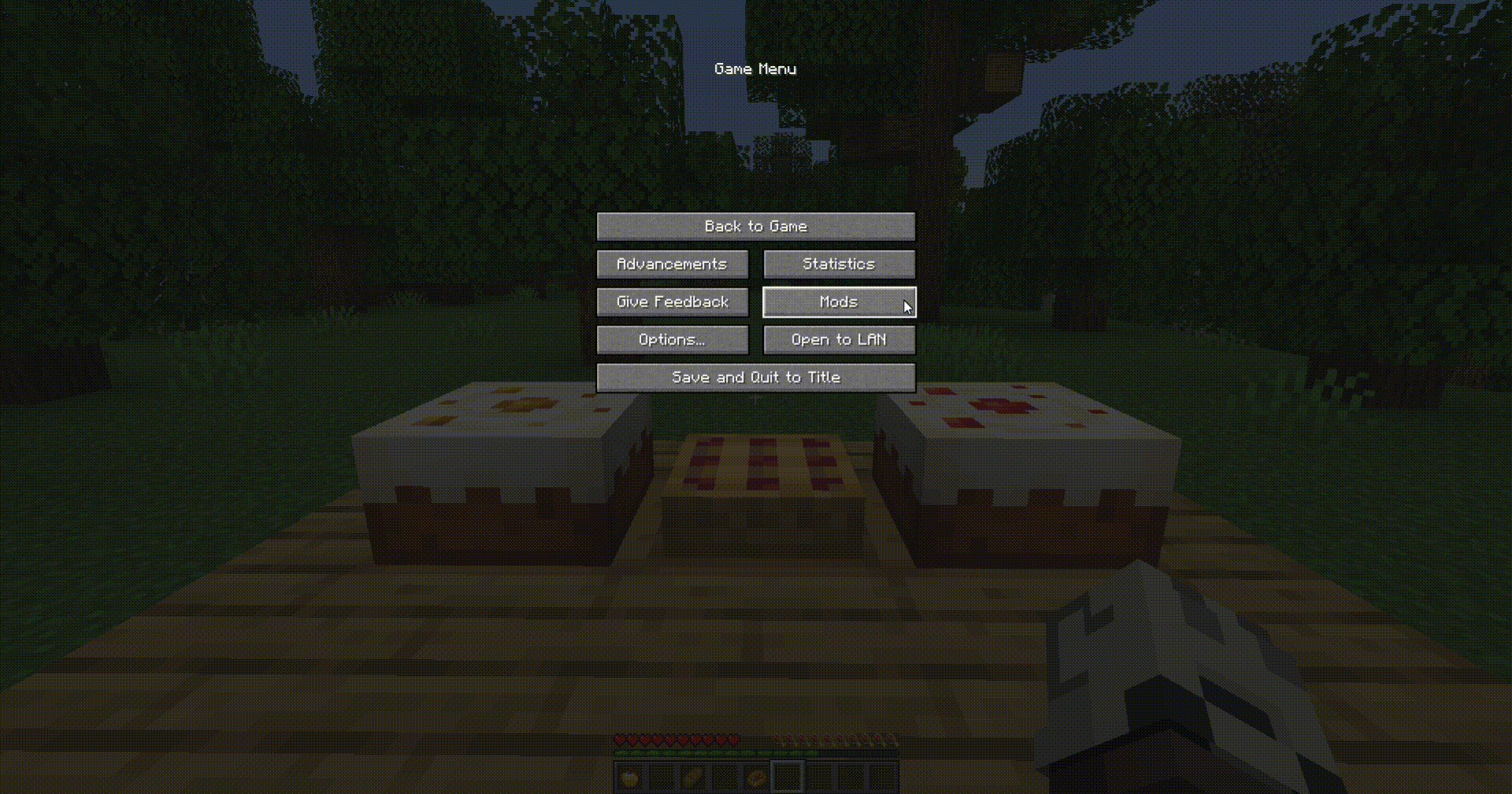 Turn the Mod off (Vanilla)