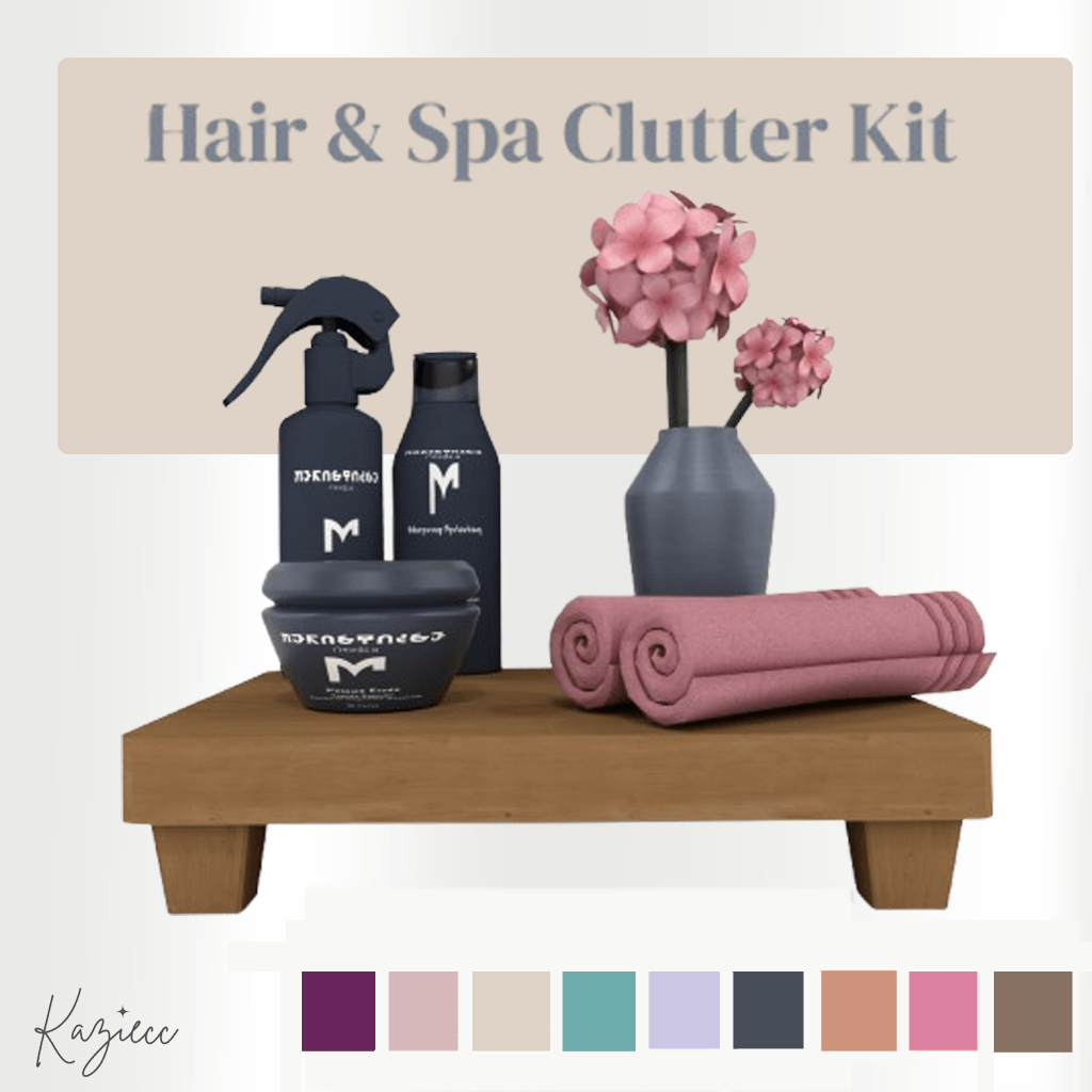 Kaziecc ~ Hair & Spa Clutter Kit.png