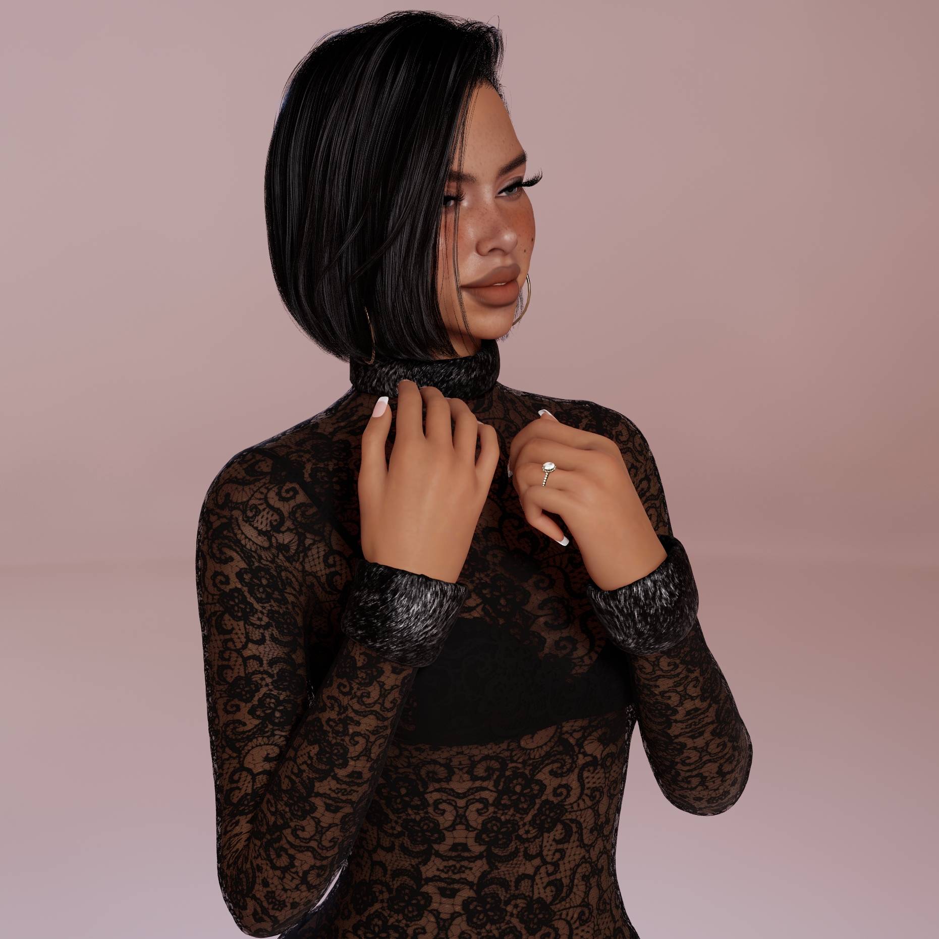 Fur Bodysuit | Fur Couture Collection