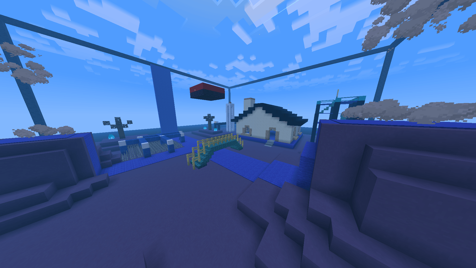 Thumbnail The blue volcano map, same as the red one but blue, intermediate map.