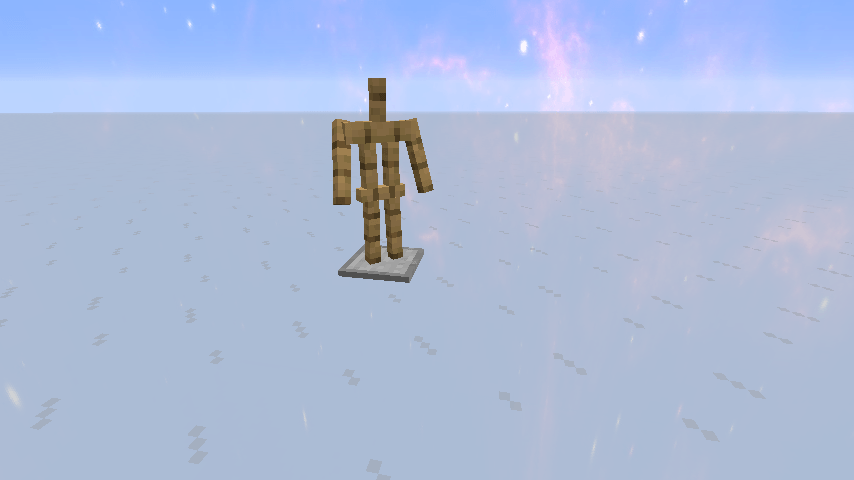 Armor stands now have arms.