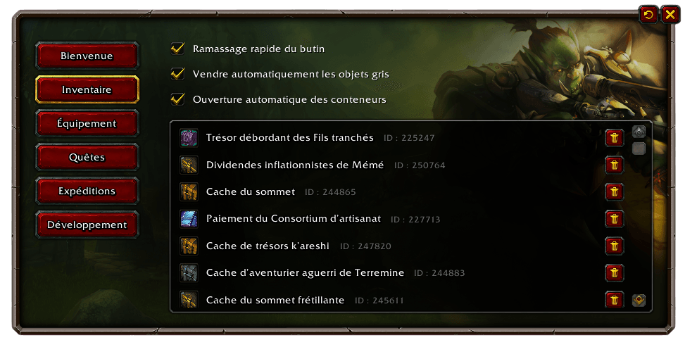 Inventaire