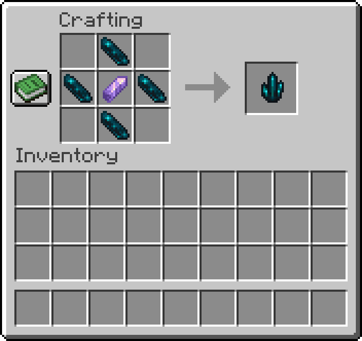 Crafting recipe for Echo Crystal