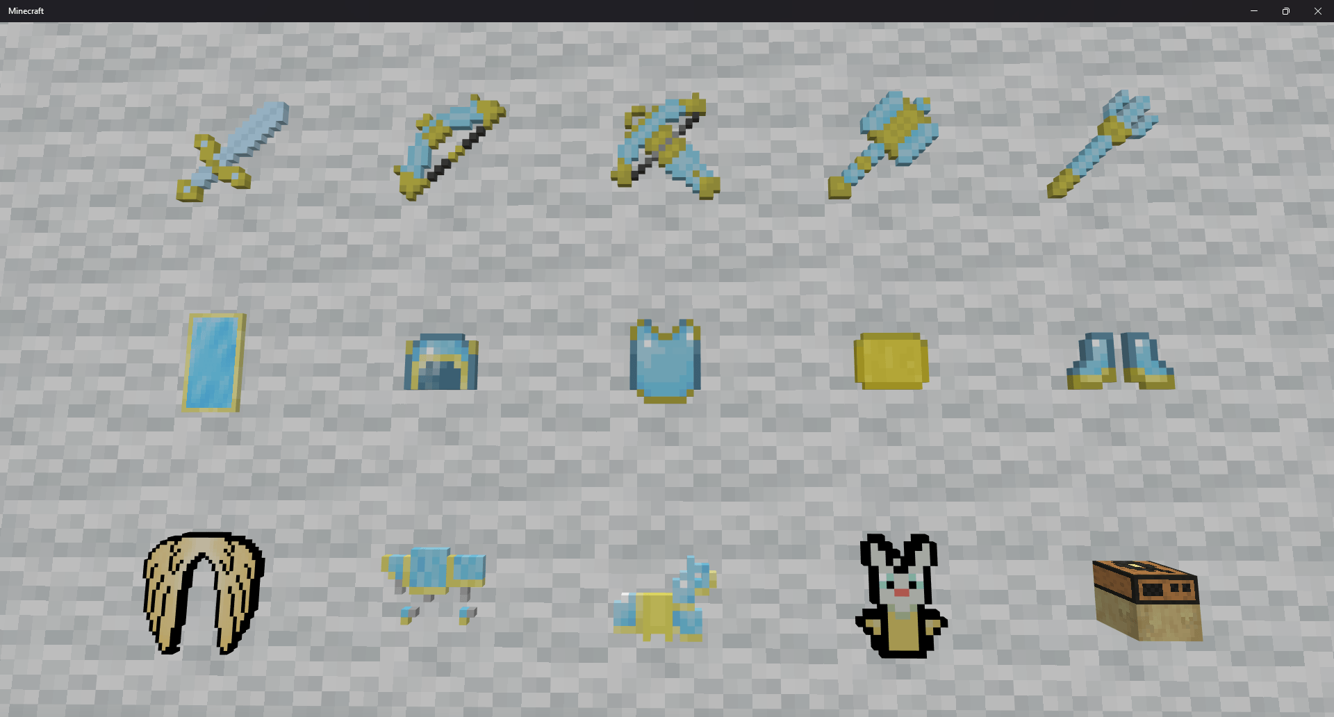 All customized items