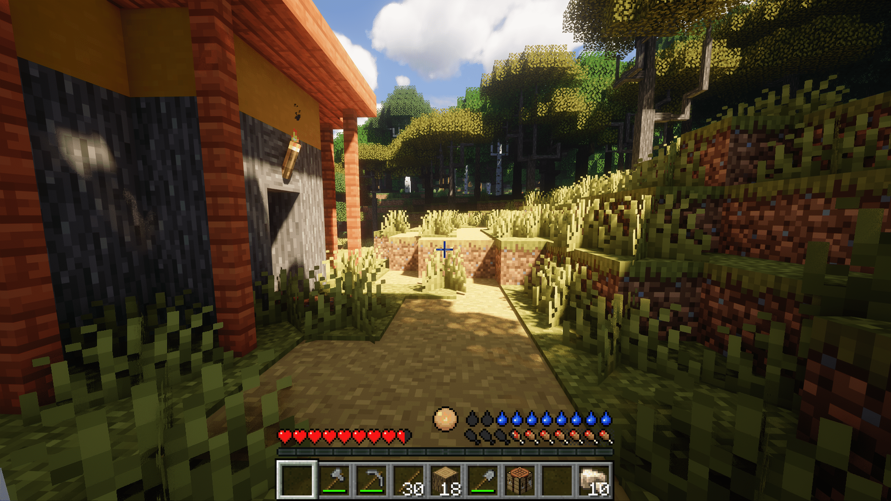 Optional realistic shaders.