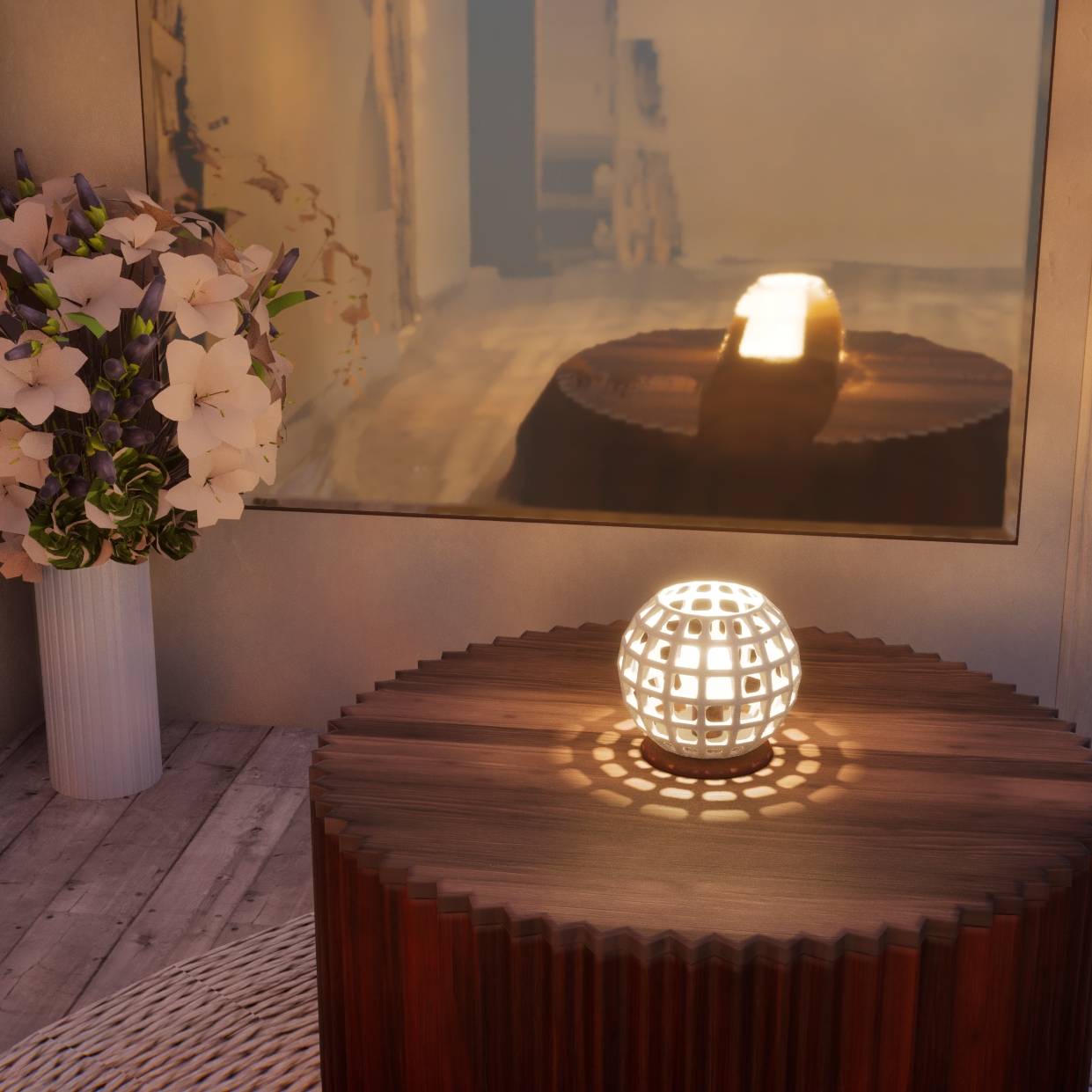 Lattice Glow Lamp