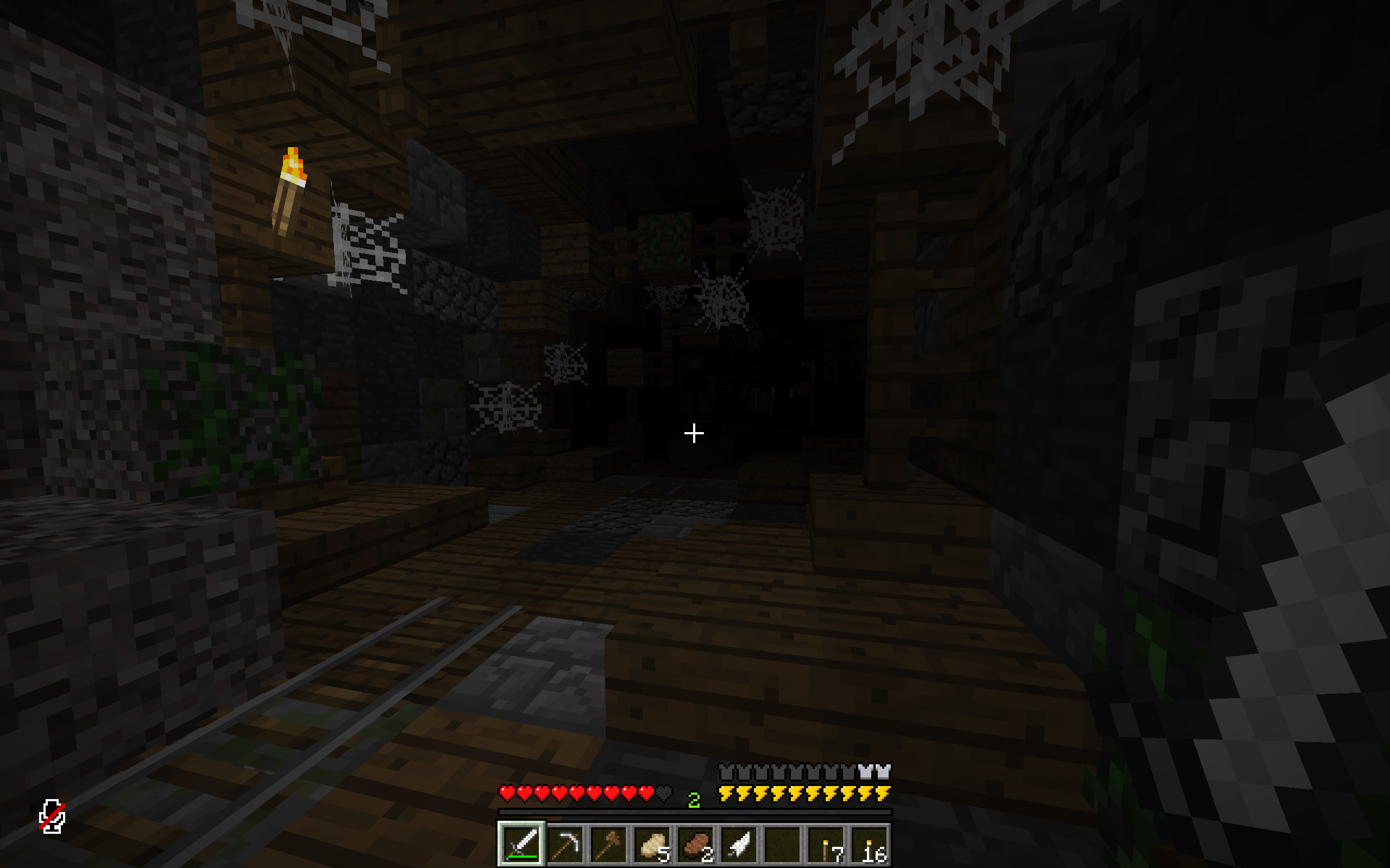 Thumbnail A long, dark railway. Torches are a necessity.