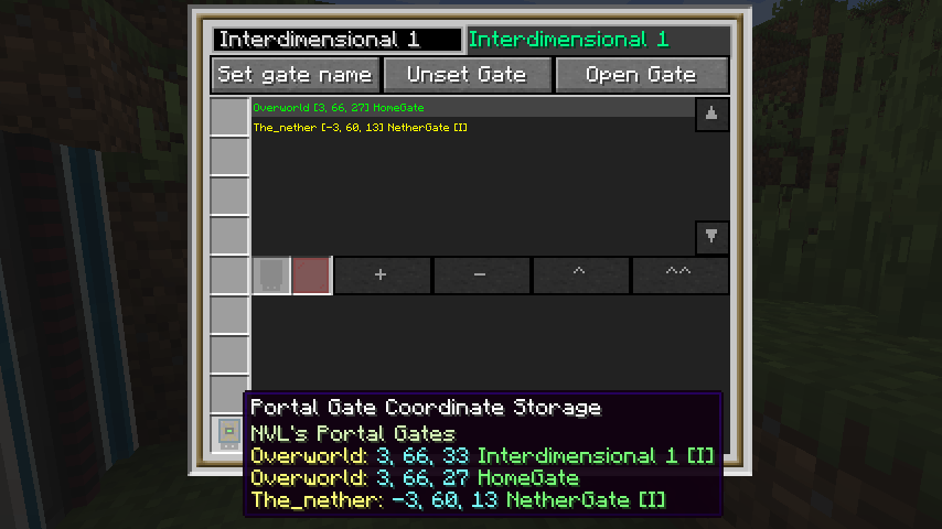 Thumbnail Coordinate Storage with multiple Gate data