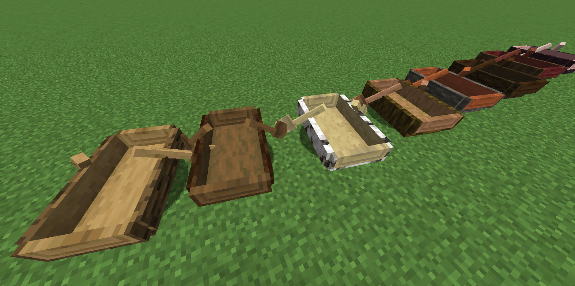 All boats are now logboats