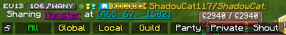 Thumbnail Reveal Nicknames, Chat Item and Chat Coordinates