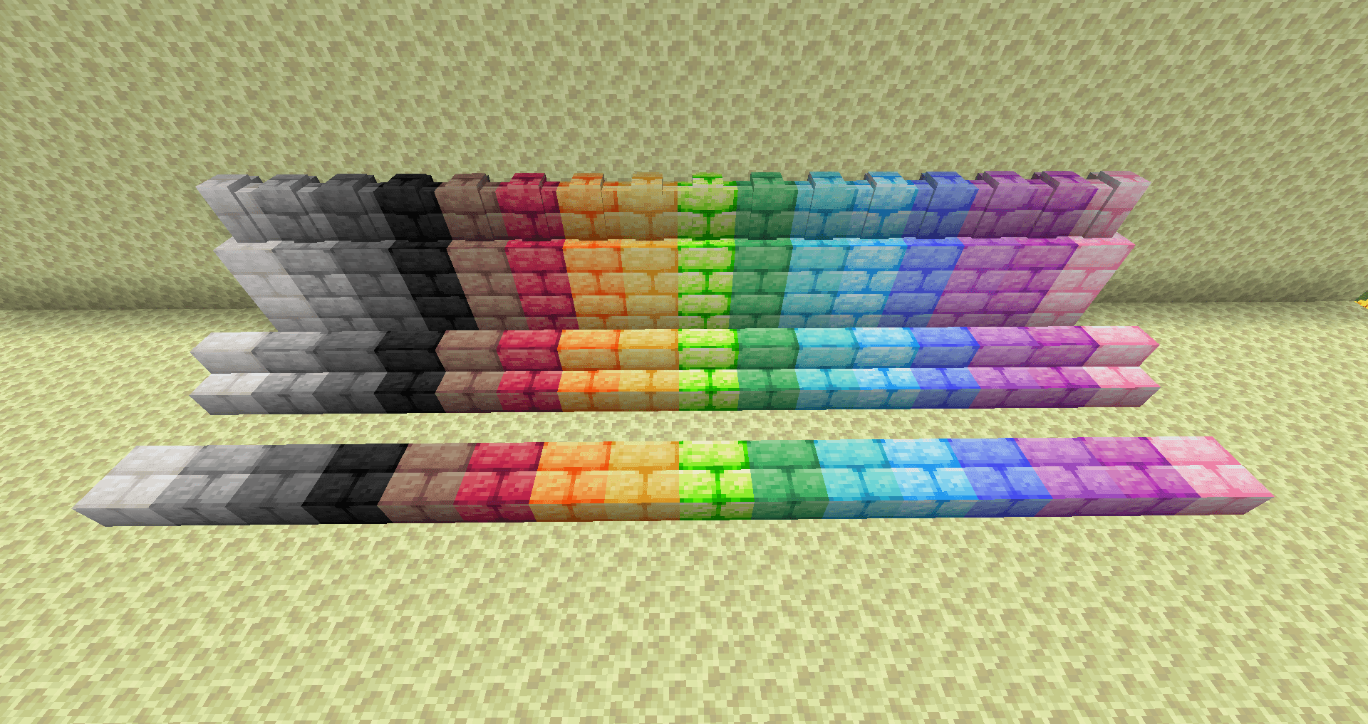 Every block included in the mod