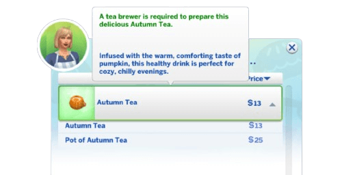 Sims 4 Custom Recipe â Autumn Tea option.png