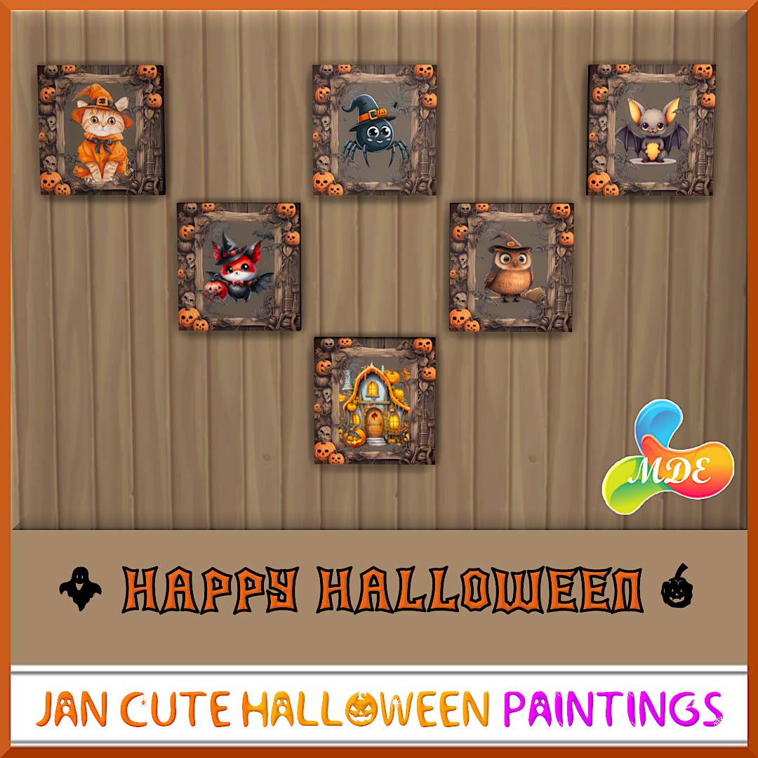 Jan Cute Halloween Paintings