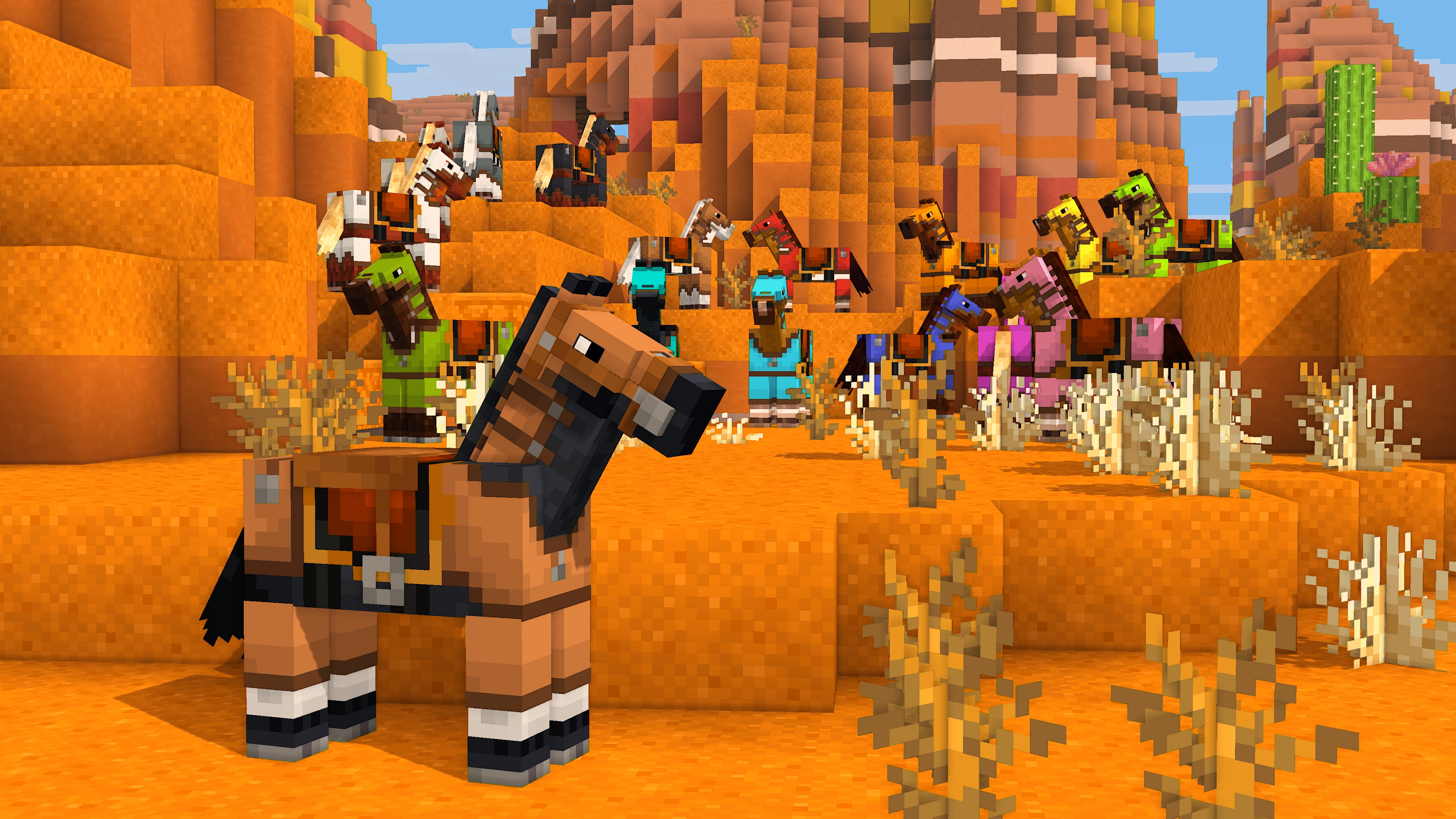 With Dyed, leather horse armor is only dyed where the leather parts are. The added overlay texture with the other fancy bits is not!
