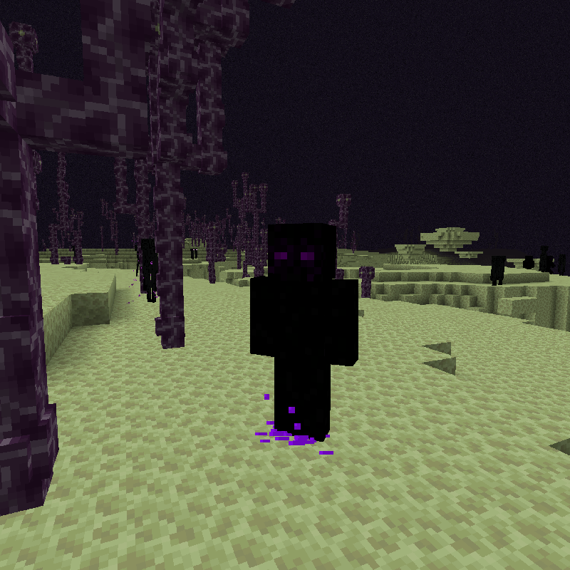 Thumbnail Ender Zombie on an End island