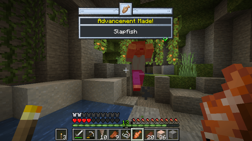 Thumbnail Used standard animation. Supports datapacks' advancements! (datapack: BlazeandCave's Advancement Pack)