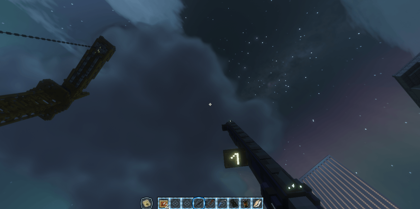 Crossbow has emissive textures (Better with optifine)
