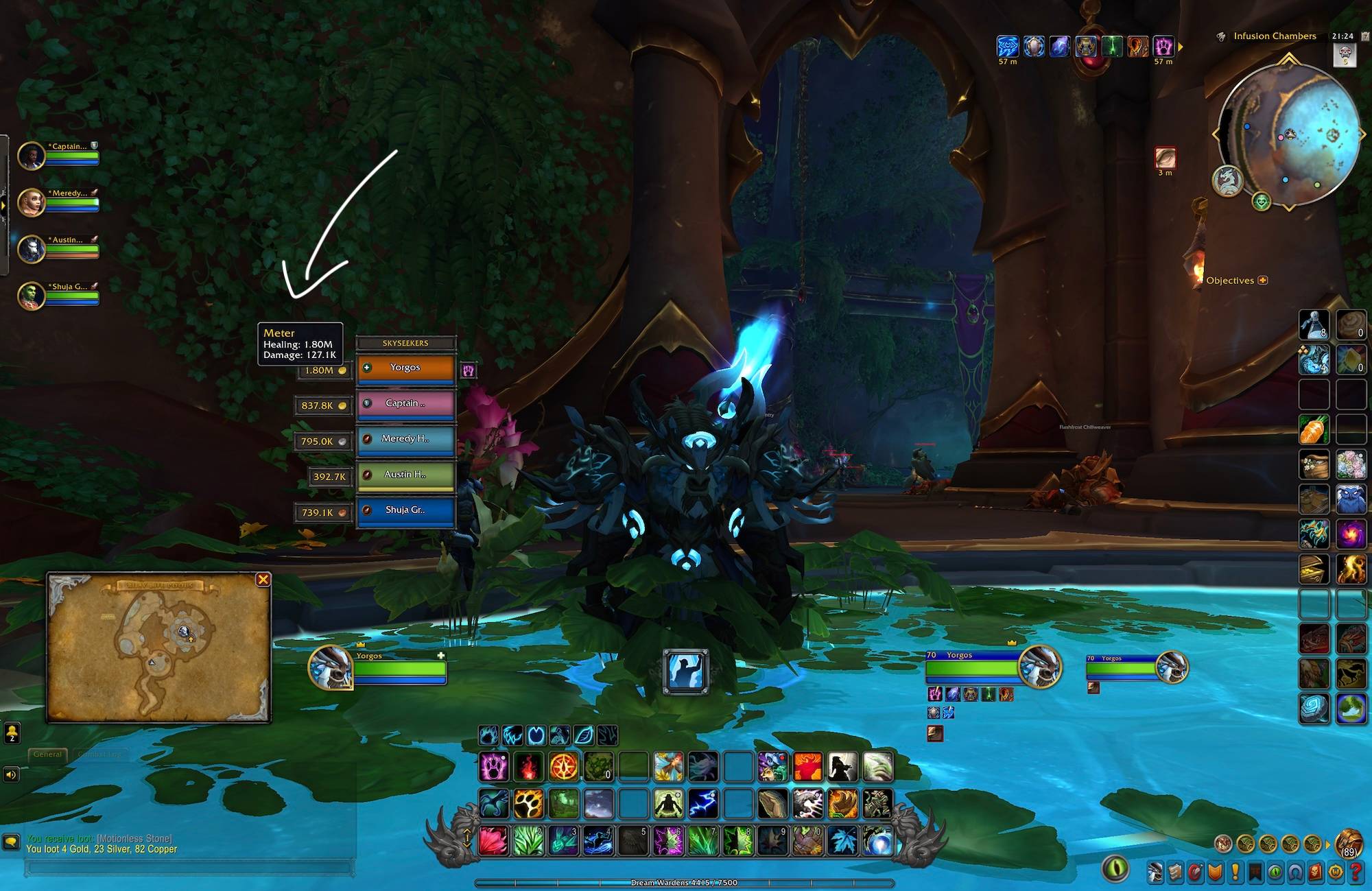 Thumbnail Healer’s Serenity’s Meter feature revolutionizes gameplay by providing real-time performance tracking. It offers a detailed view of healing and damage, allowing players to quickly adapt strategies.