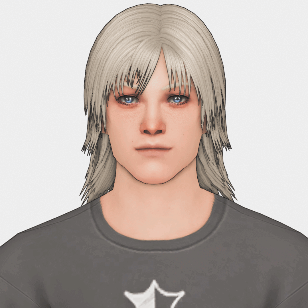Raiden Hair - The Sims 4 Create a Sim - CurseForge