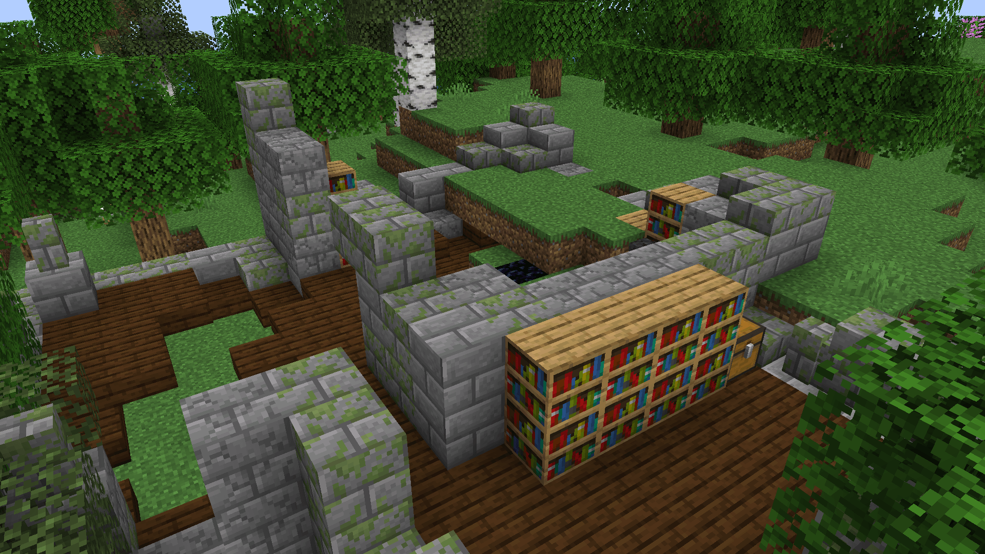 A randomly spawning ruin