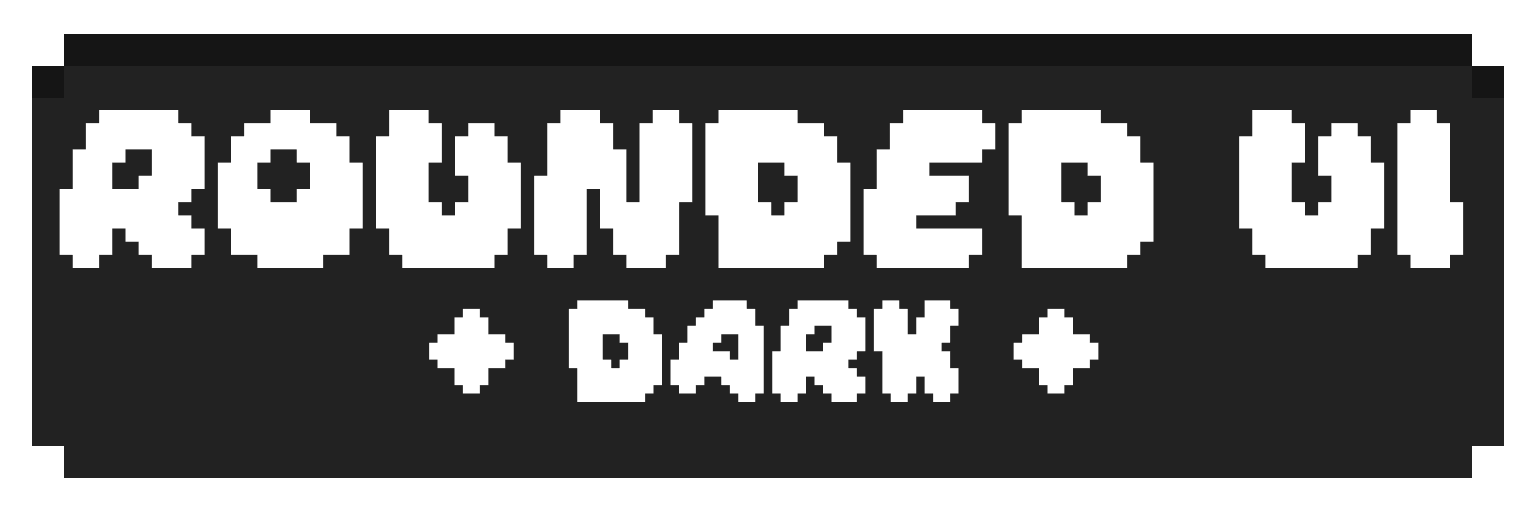 Rounded UI | Dark