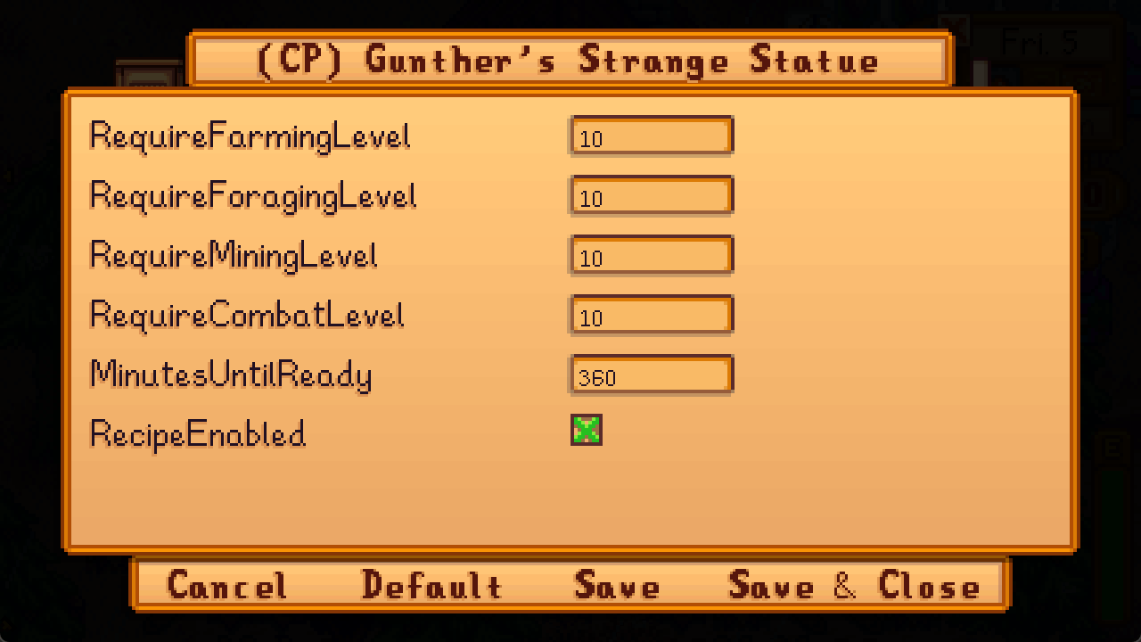 [CP] Gunther’s Strange Statue