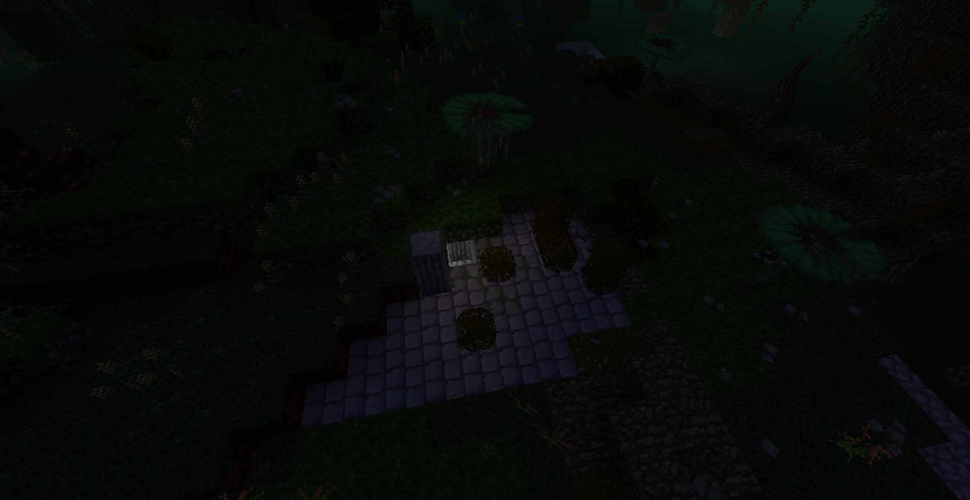 Thumbnail Bigger ruins such as this one might be rarely come accross in several biomes you may find; exploring is rewarded